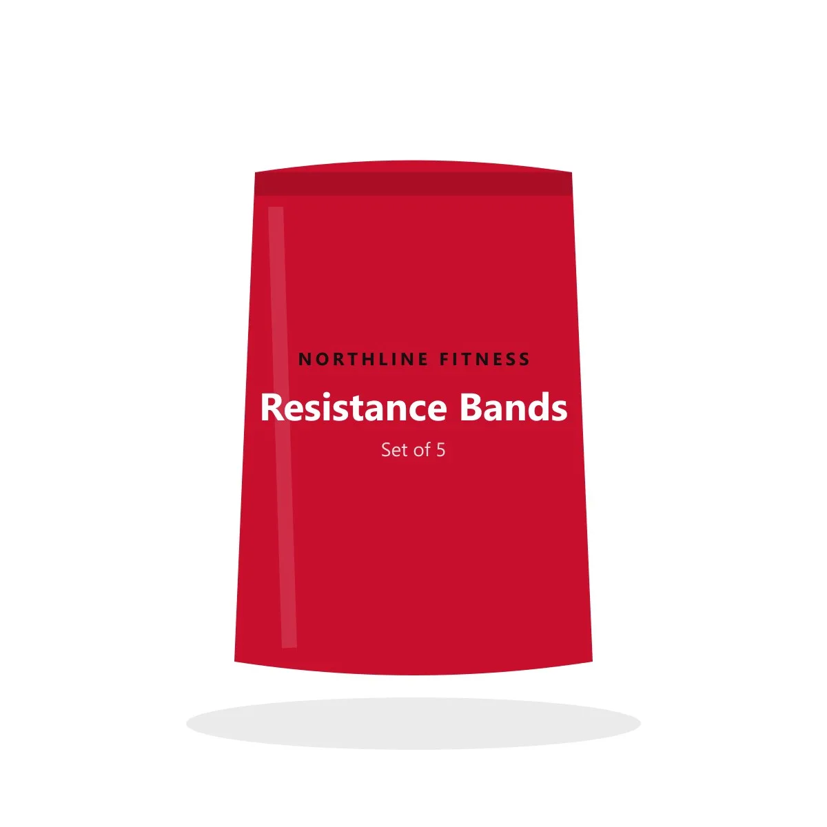 Northline Fitness Northline Fitness Resistance Bands Set of 5 with Carry Bag – UPC 208417300731
